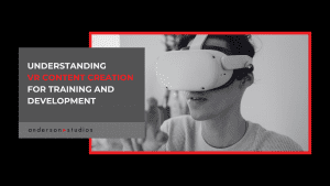 blog banner for a vr content creation blog from Anderson Studios
