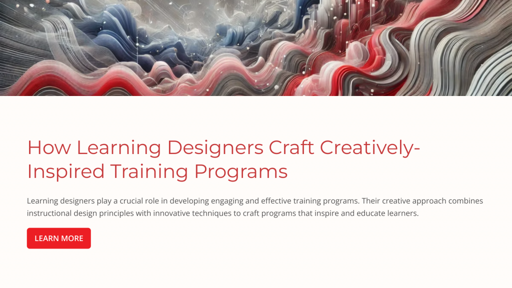 how learning design experts craft programs